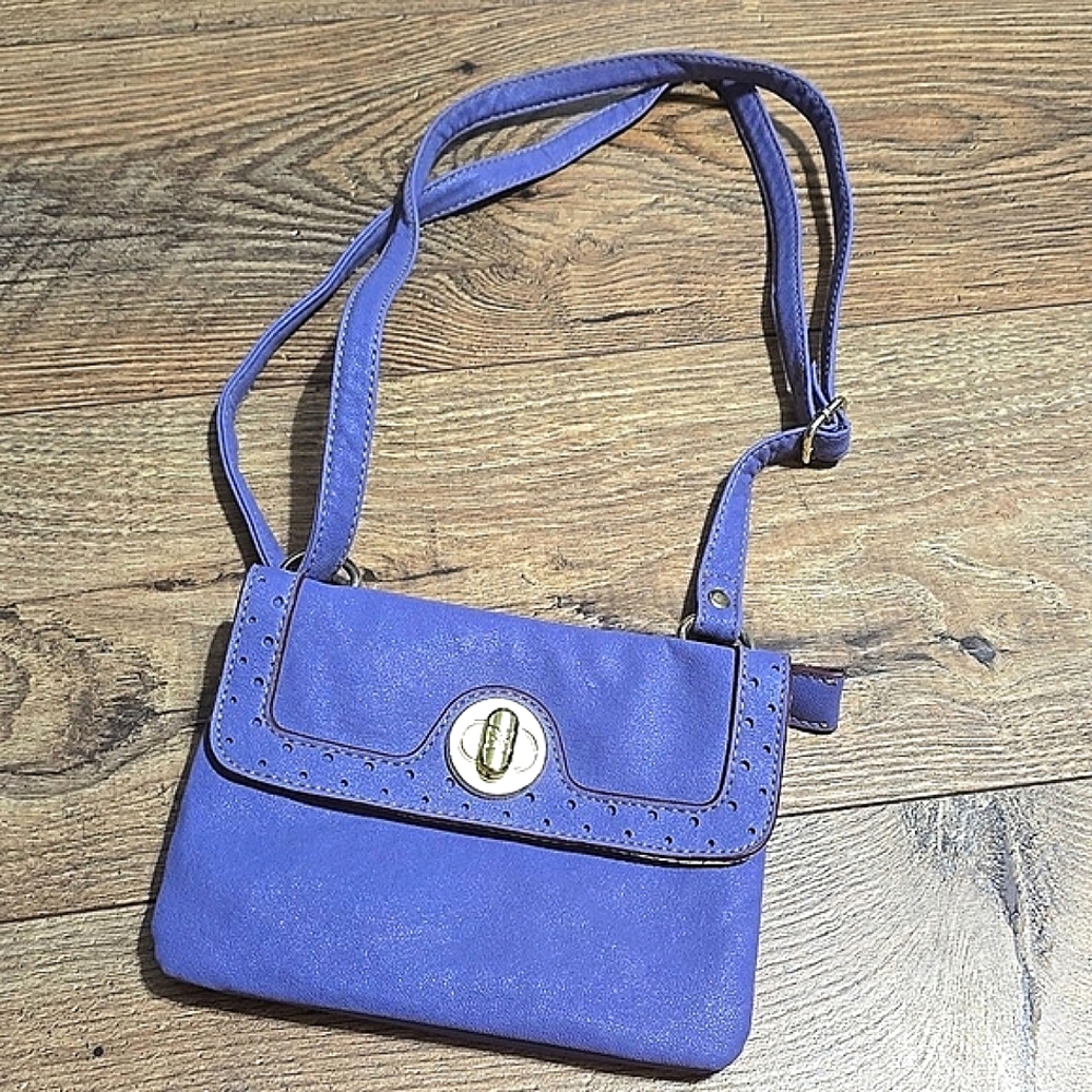 Relic Purple Crossbody Bag with Adjustable Strap NWOT